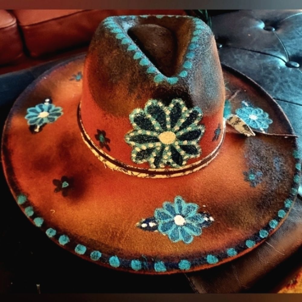 Burnt Orange Custom Hat